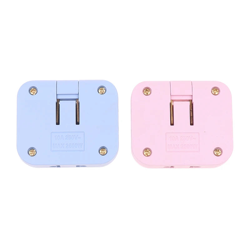 EU Plug 180 Degree Rotatable Socket Converter 3 In 1 US Extension Plug Multi-Plug Mini Slim Wireless Outlet Adapter Sockets
