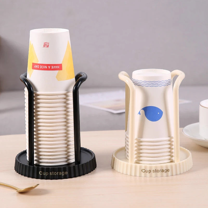 Household Disposable Paper Cup Holder, Desktop Paper Cup Storage Rack, Suitable For Living Room, Dining Room And Other Cup Taker