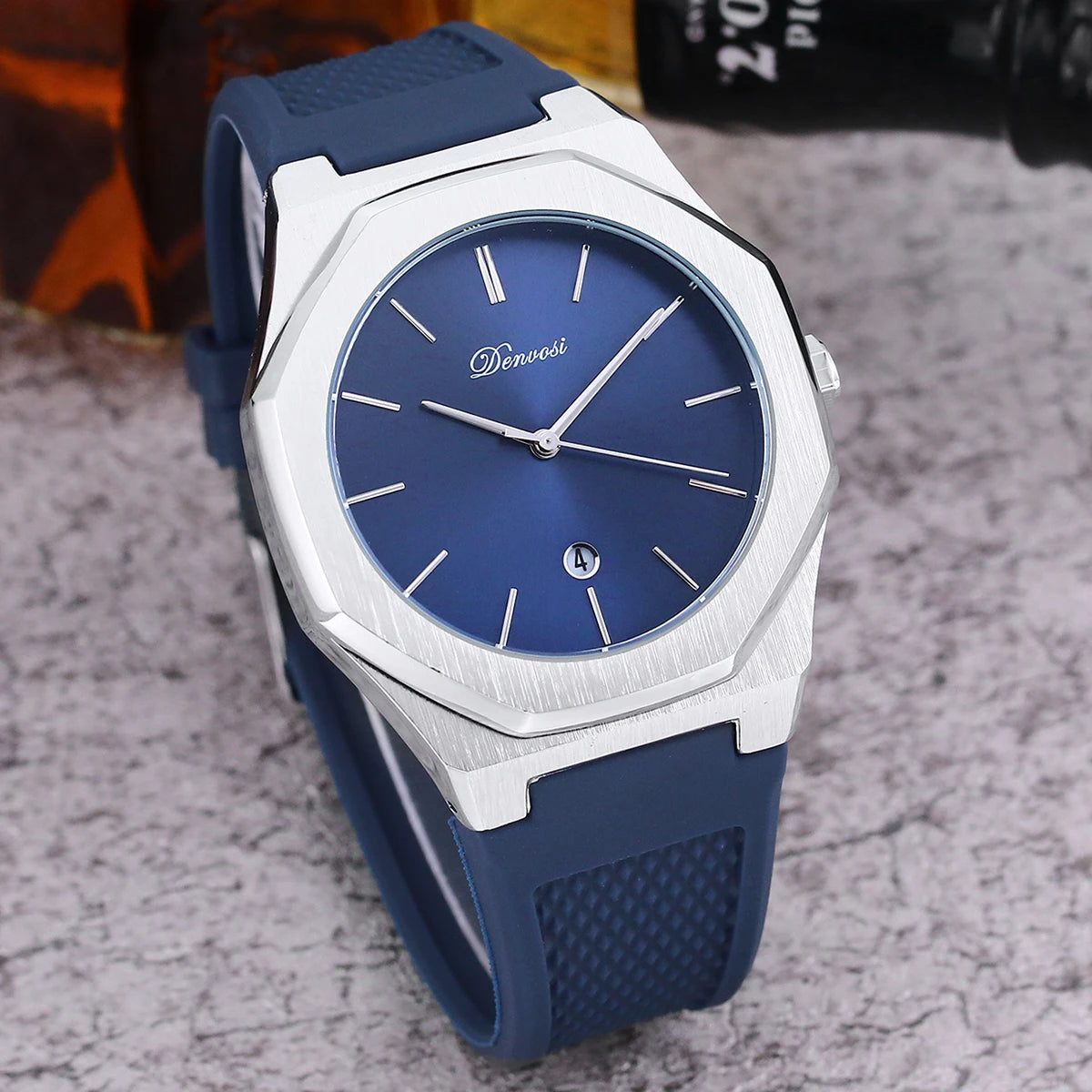 Simple leisure sports men's quartz watch Waterproof casual wristwatch for men