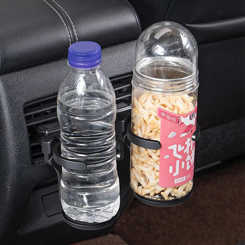 Car Air Vent Drink Cup Bottle Holder Foldable Auto Water Bottles Drink Rack Stand Multifunctional Car Coffee Cup Holder