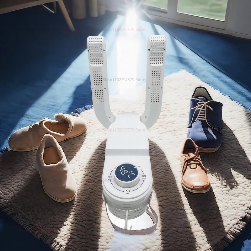 2025 NEW Electric Shoe Dryer Boot Dryer Shoe Warmer UV Odor Elimination Quick Dry Deodorizer Waterproof Footwear Dryer