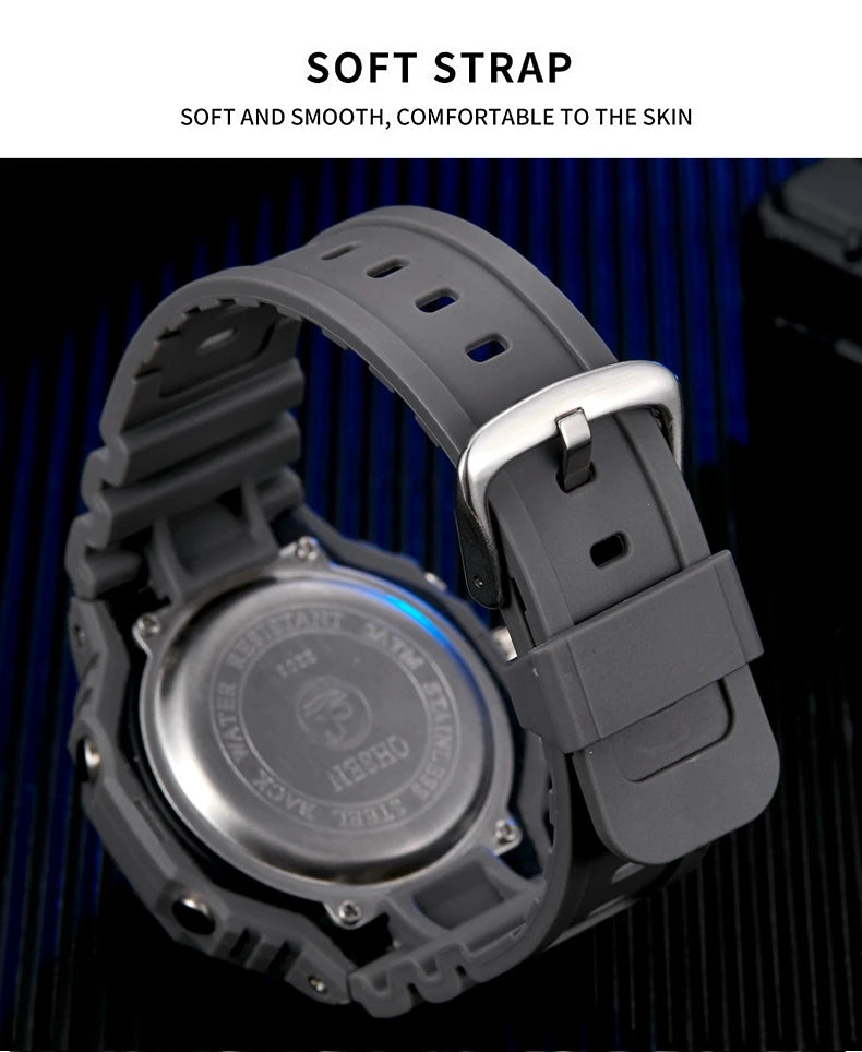 Digital Watch Military Waterproof Sport Quartz Men Watches Dual Time Black G style Fashion Tactical Electronic Wristwatch Clocks