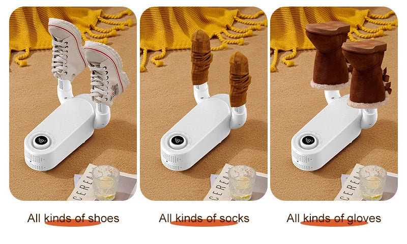 Foldable Shoe Dryer Household Constant Temperature Boot Dryer Fast Drying Shoe Heater Sterilization Deodorization Footwear Dryer
