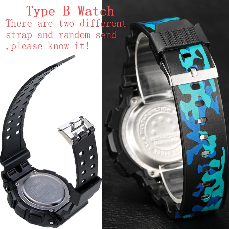 Outdoor Sport Men Watch Multifunction Large Screen LED Electronic Waterproof Luminous Military Digital Wristwatches Reloj Hombre
