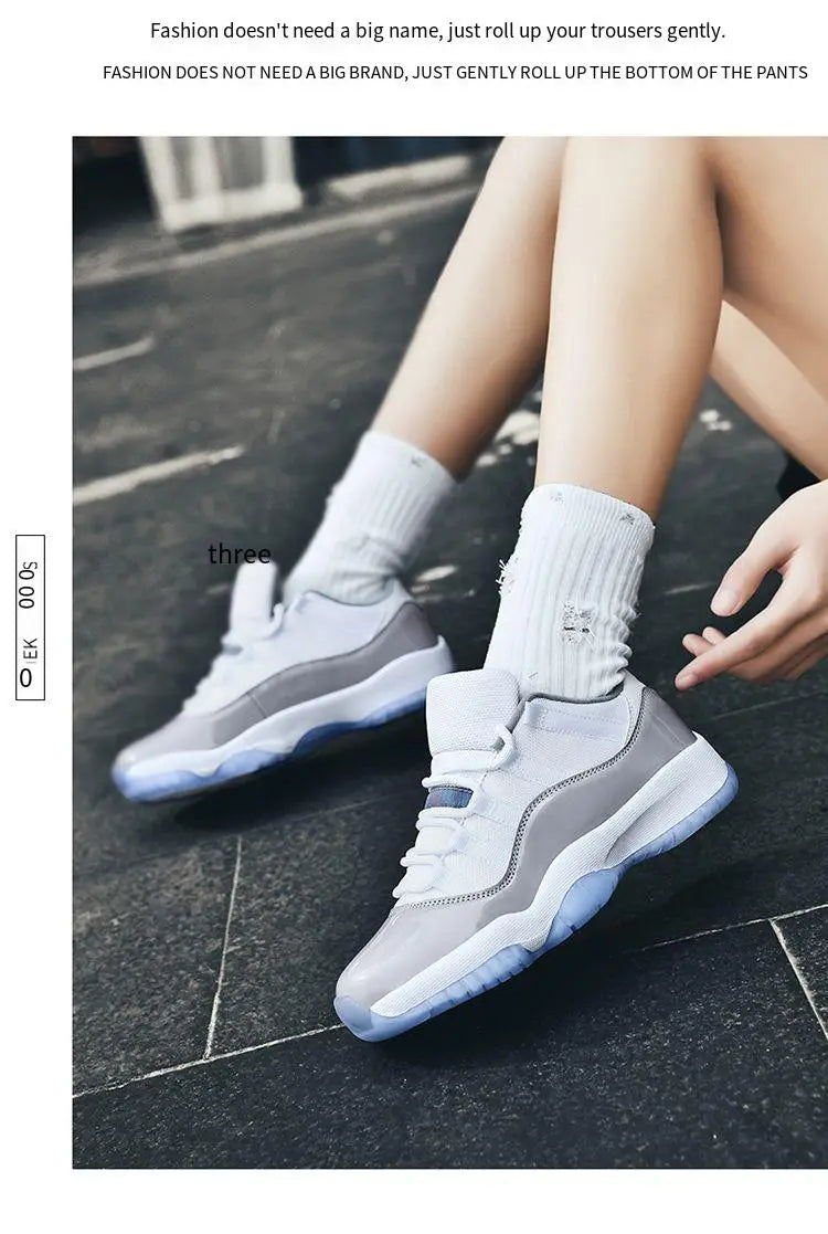 Shoes Men's Shoes Leather Retro Low-Top Basketball Trendy Shoes Men's and Women's Comfortable Casual Shoes Sports Shoes