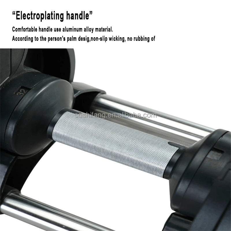 Cheap 24kg 36kg 40kg Adjustable Dumbbell Weight Lifting Dumbbells Gym Set 2kg Increments 32kg With Stand Trade  36kg 2kg 40 Lbs