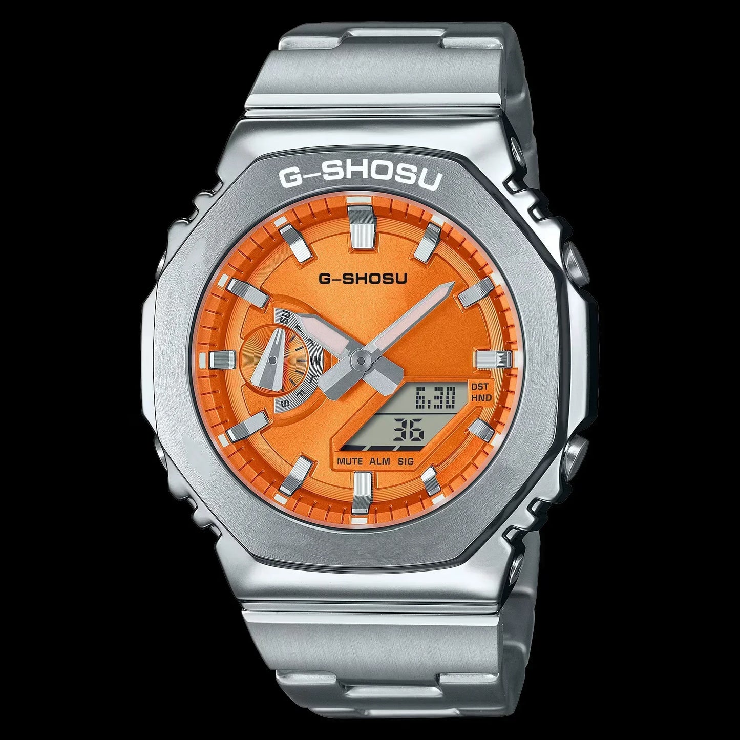 Sports Unisex Electronic Digital Watch Full Function LED Dual Display World Time Automatic Hand Lifting Lights