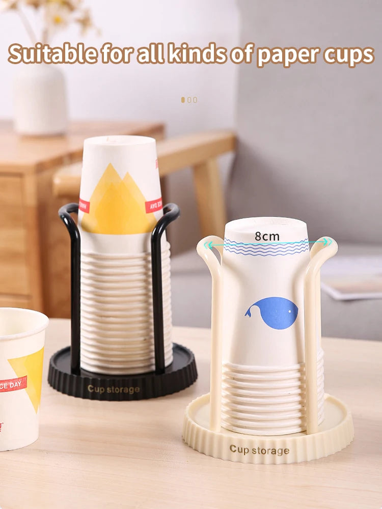 Household Disposable Paper Cup Holder, Desktop Paper Cup Storage Rack, Suitable For Living Room, Dining Room And Other Cup Taker