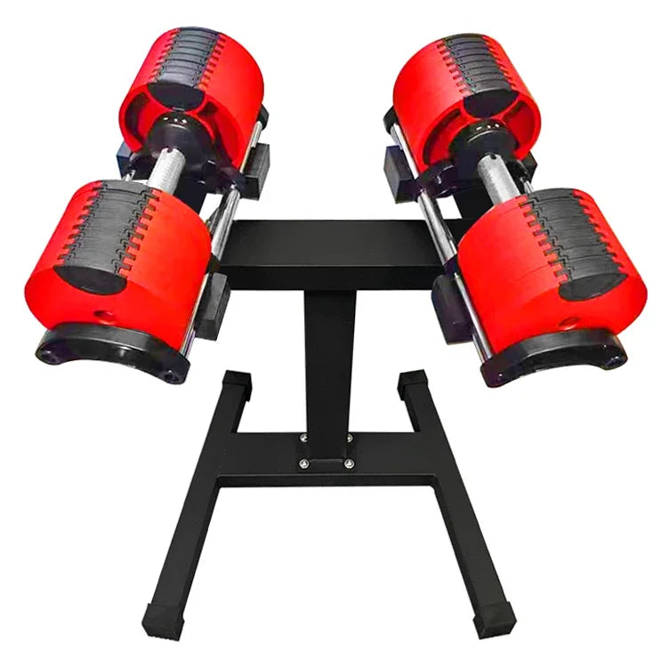 2024 New Arrivals Premium Quality 32kg 36kg 80lb 90lb 100lb 2kg Increments Adjustable Dumbbell with Bracket