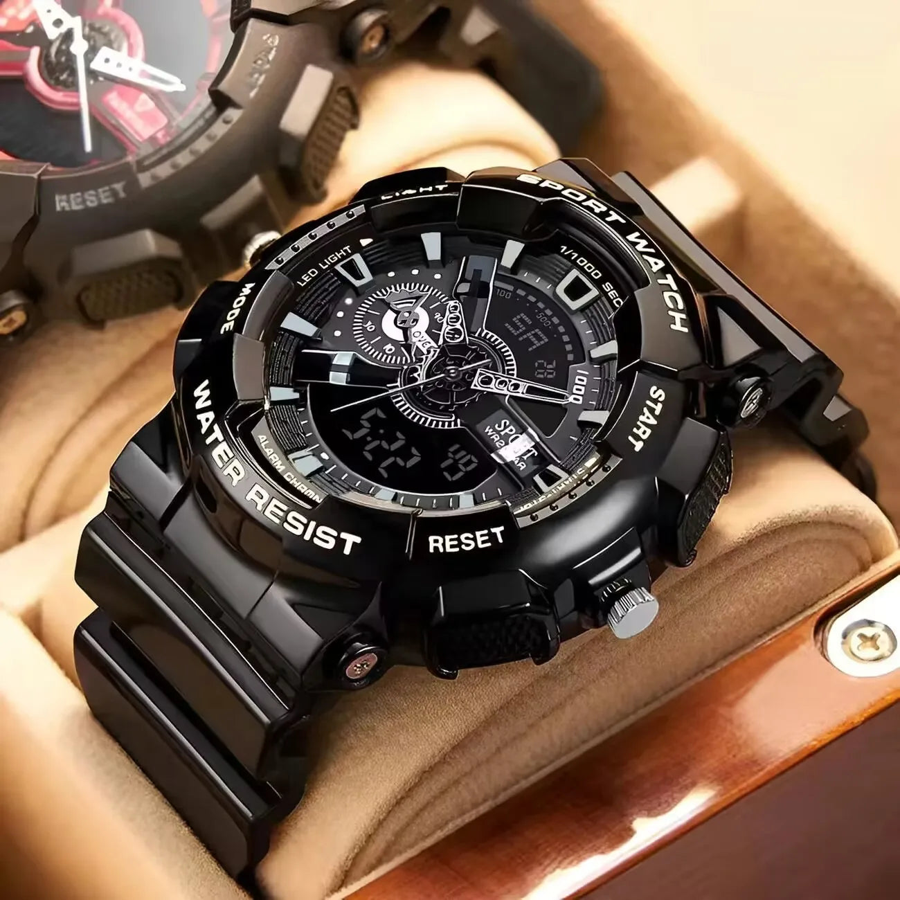 ACHENGY Military Men Sports Wristwatch Multifunction Men's Digital Watches Waterproof Clock Student Electronic Watch for man