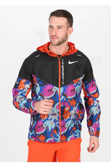 Nike Run Windrunner Tokoyo SportswearFitness Training Running Exercise Quick-Drying Breathable Stand-Up CLon Pullover 1375435-0