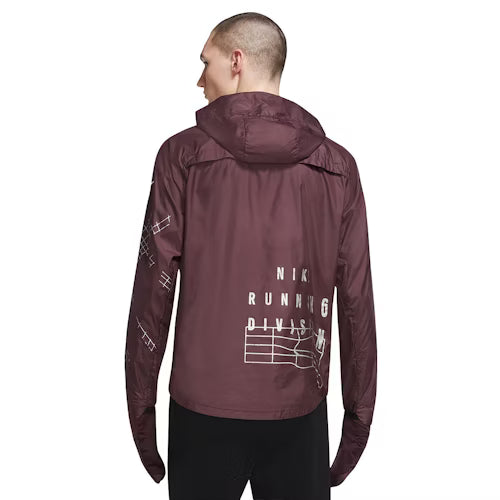 Nike Storm Fit Run Divison Uarush All Purpose Sweatshirt Men's Sportswear Running Fitness Training Casual Hooded Sweatshirt Pullover 1370450-001