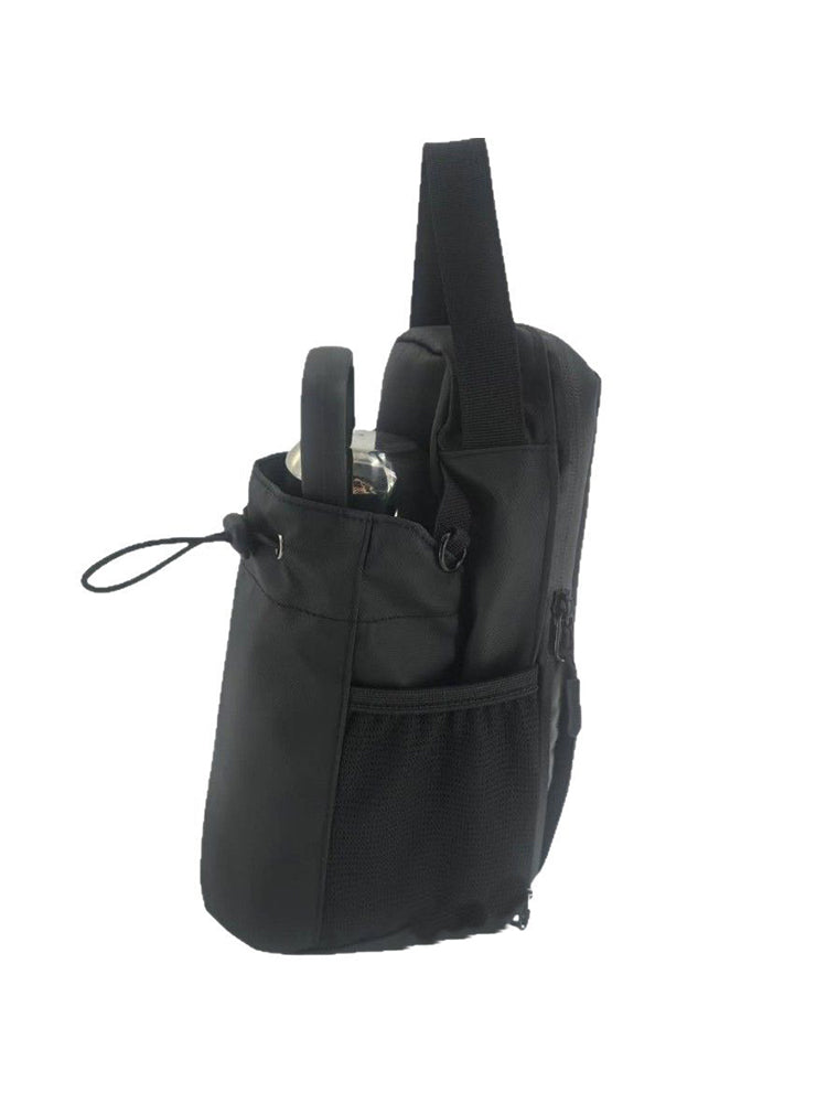 Magnetic Water Bottle Bag Large Capacity Specific Water Cup Holder with Strong Magnet Portable Bag for Outdoor Sports Gym Camp