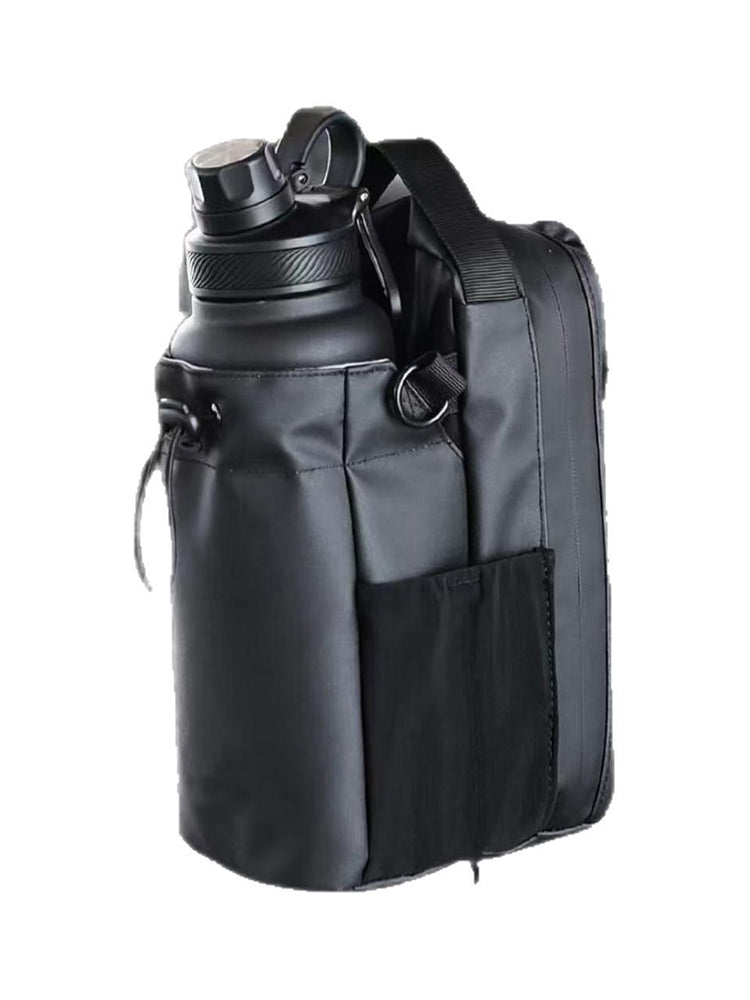 Magnetic Water Bottle Bag Large Capacity Specific Water Cup Holder with Strong Magnet Portable Bag for Outdoor Sports Gym Camp