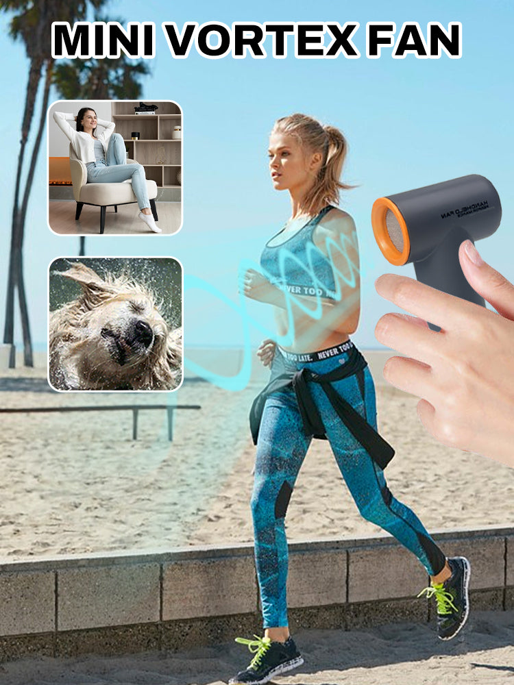 90000RPM Handheld Portable Turbo Fan, Super High-speed Fan with 4-speed, 4000mAh, USB-C Rechargeable Personal Battery Operated