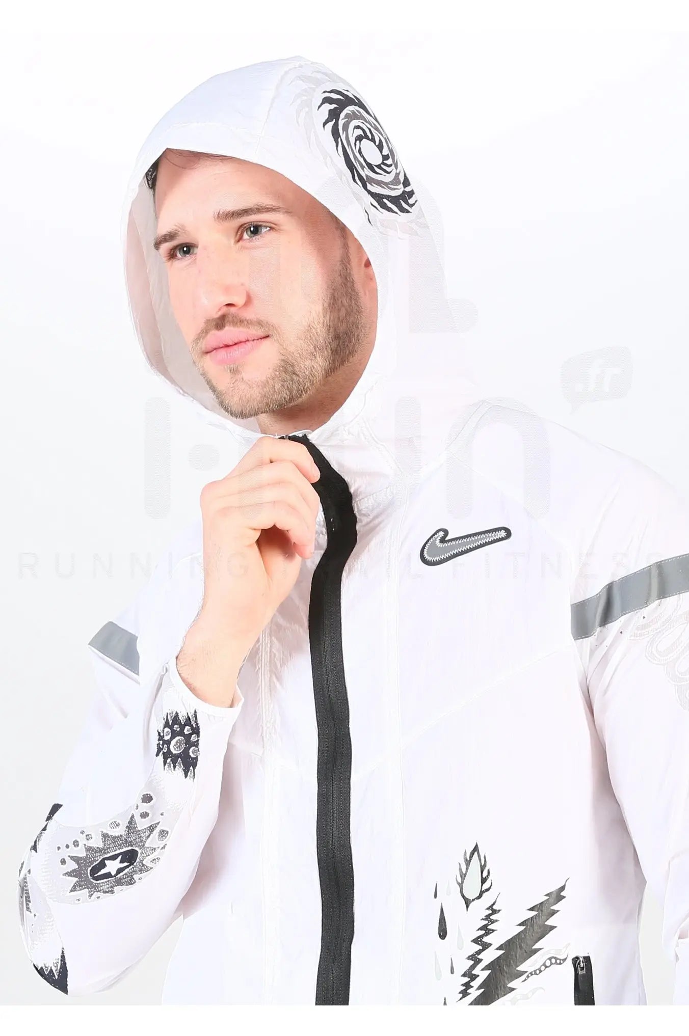 Nike Wild Run Training Fitness Bodybuilding Sweatshirt Outdoor Sportswear Male Customization