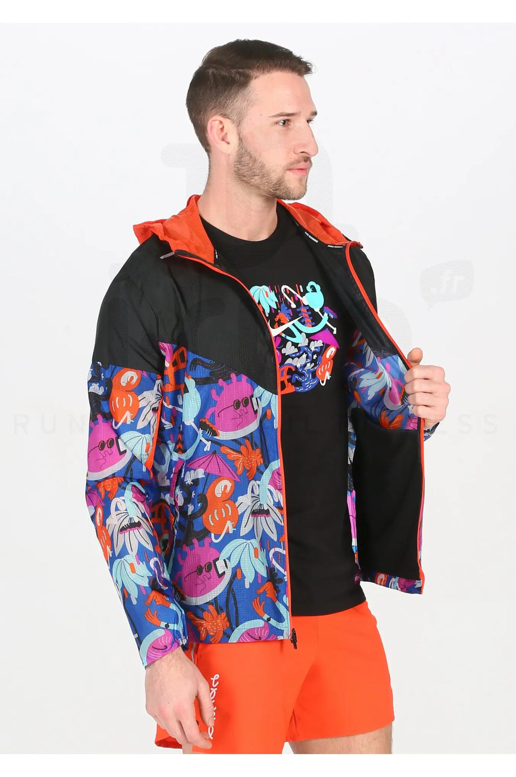 Nike Run Windrunner Tokoyo SportswearFitness Training Running Exercise Quick-Drying Breathable Stand-Up CLon Pullover 1375435-0