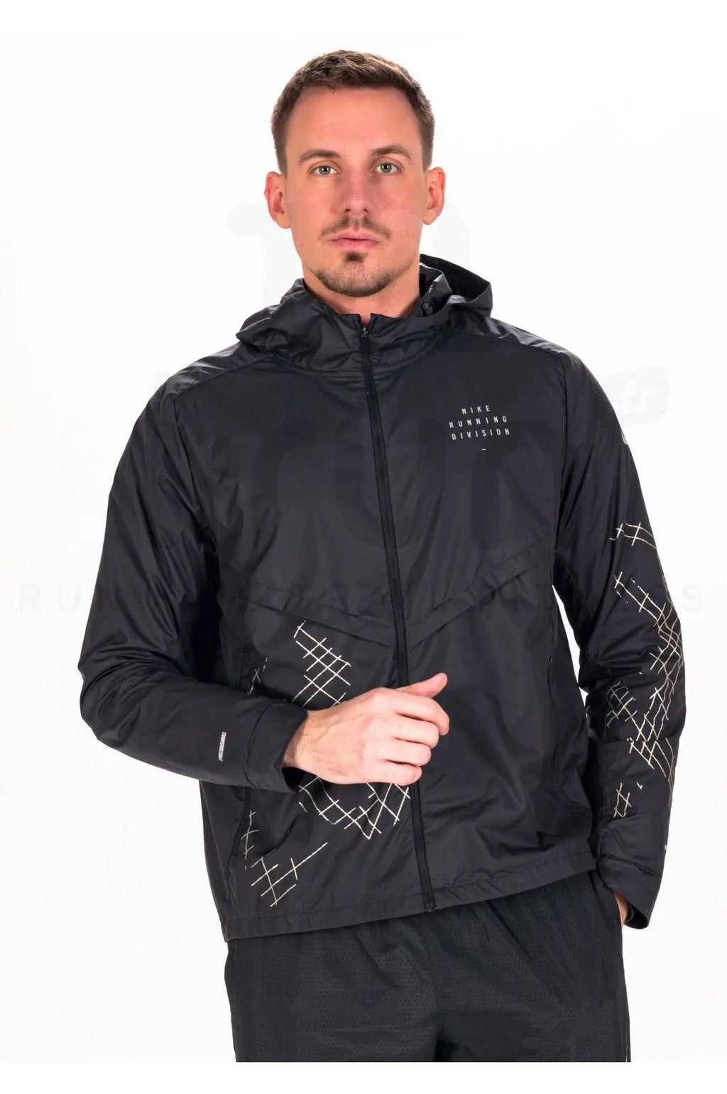 Nike Running Division Jacket Men's Sports Pants Outdoor Fashion Running Fitness Comfortable Casual Woven Long Pants 1382119-001