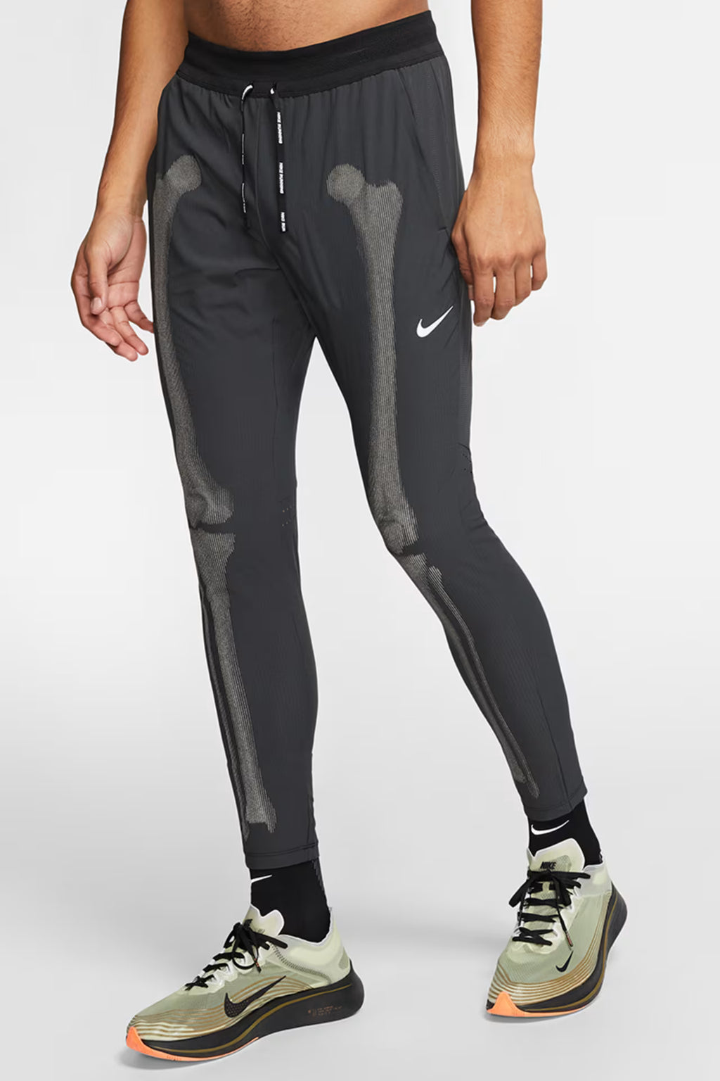 Collant Homme Nike Skeleton Noir Men's Sportswear Running Fitness Training Casual Hooded Sweatshirt Pullover 1370450-001