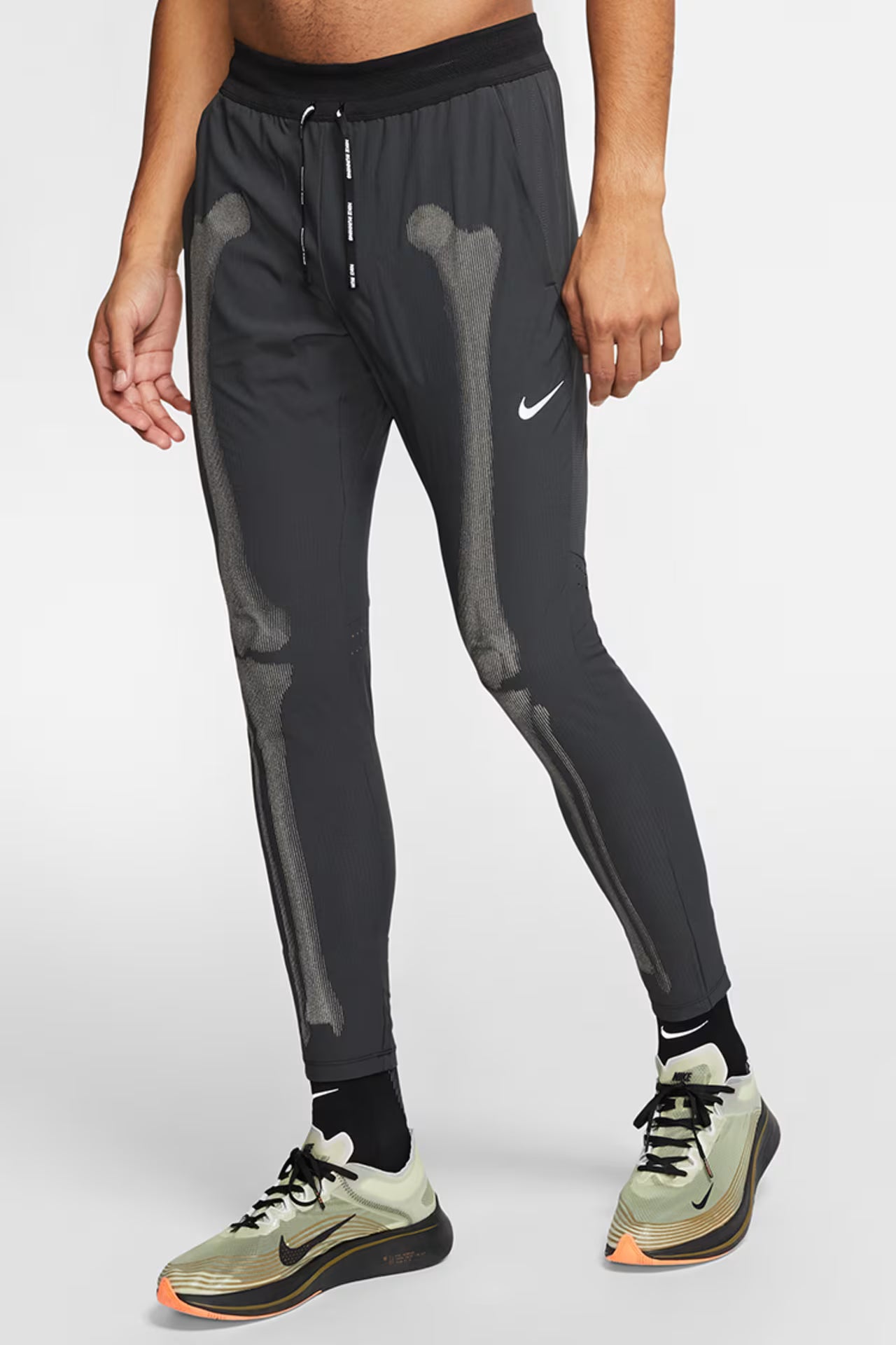 Collant Homme Nike Skeleton Noir Men's Sportswear Running Fitness Training Casual Hooded Sweatshirt Pullover 1370450-001