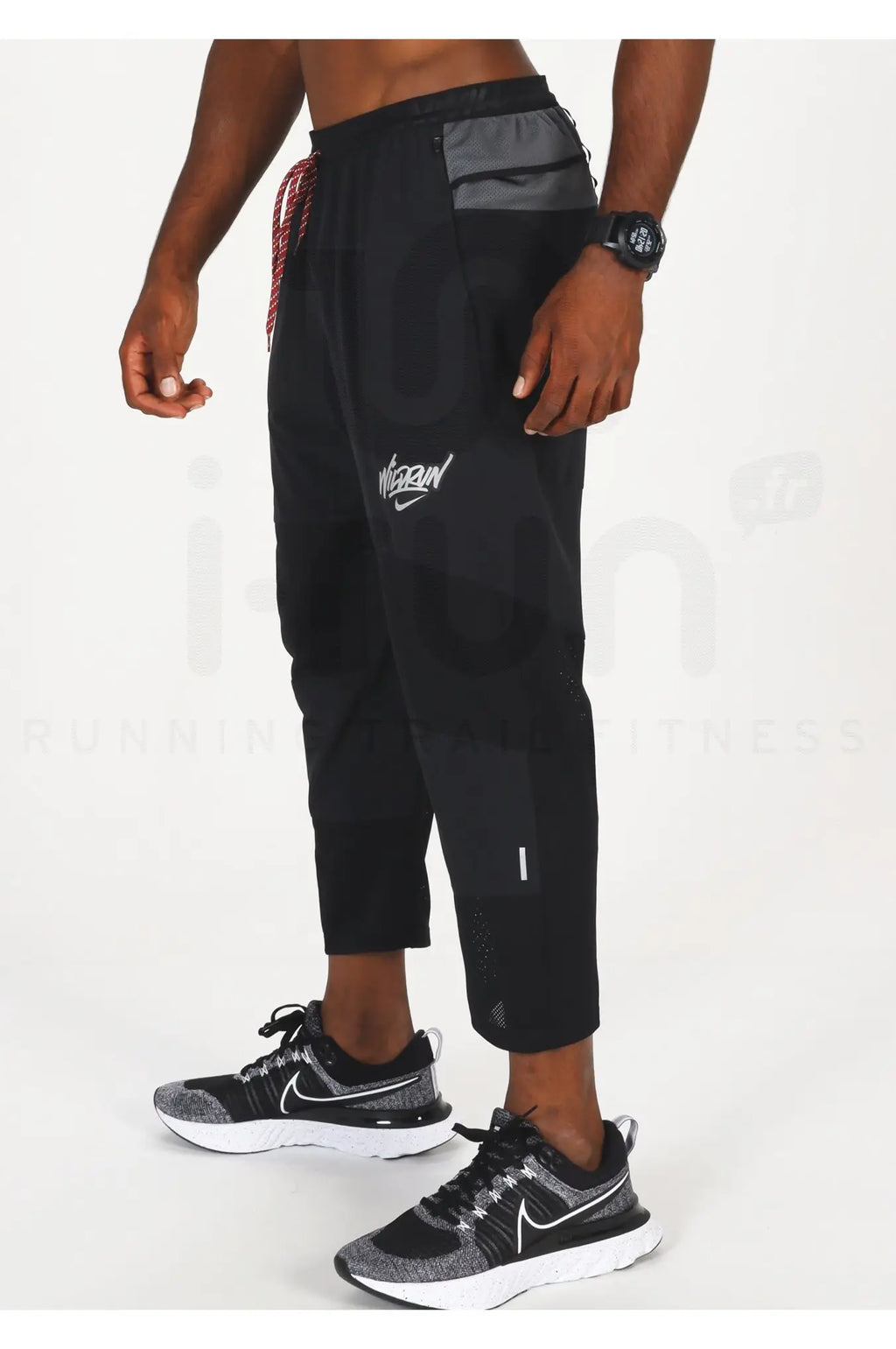 Nike Dri-FIT ADV Run Division Pants Pants Running Fitness Pants Quick-Drying Training Sports Loose Trouser Leg Zipper Woven Pants 1389660-001