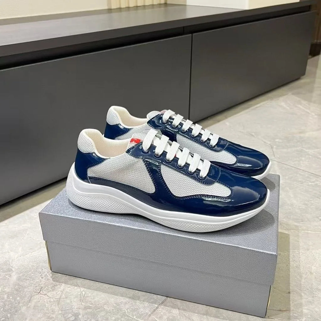 2025 Summer New High-Quality Luxury Classic style Suitable for both men and women Polished finish synthetic leather sports shoes
