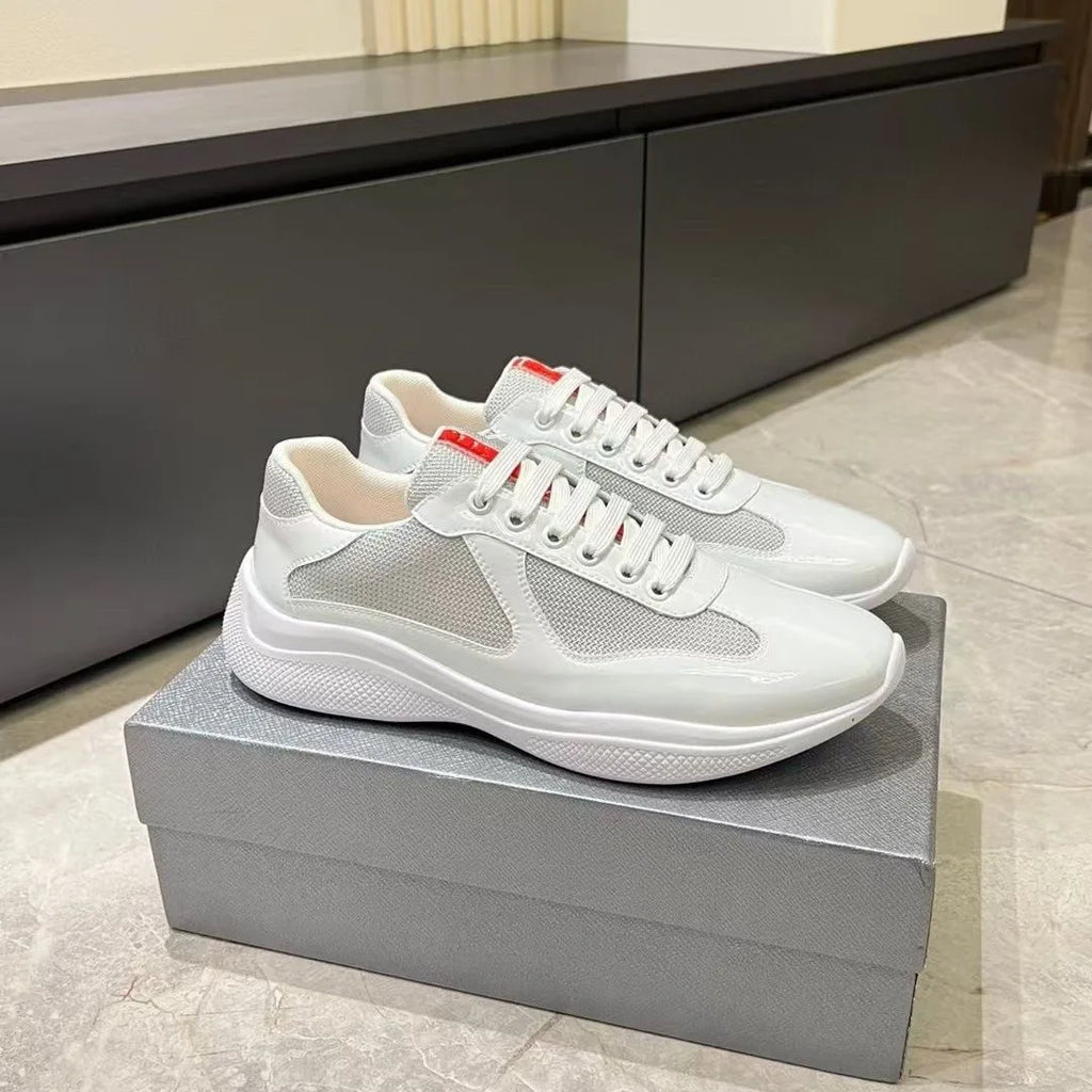 2025 Summer New High-Quality Luxury Classic style Suitable for both men and women Polished finish synthetic leather sports shoes