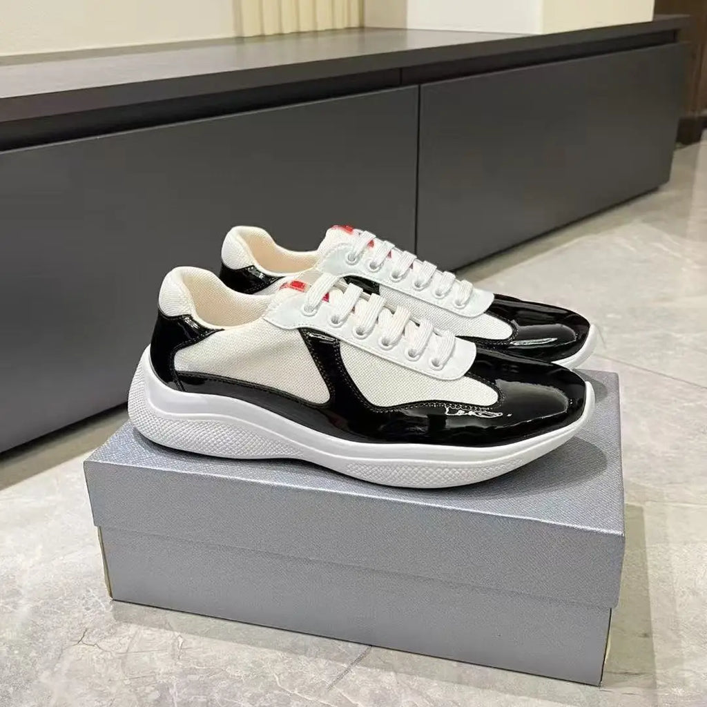2025 Summer New High-Quality Luxury Classic style Suitable for both men and women Polished finish synthetic leather sports shoes