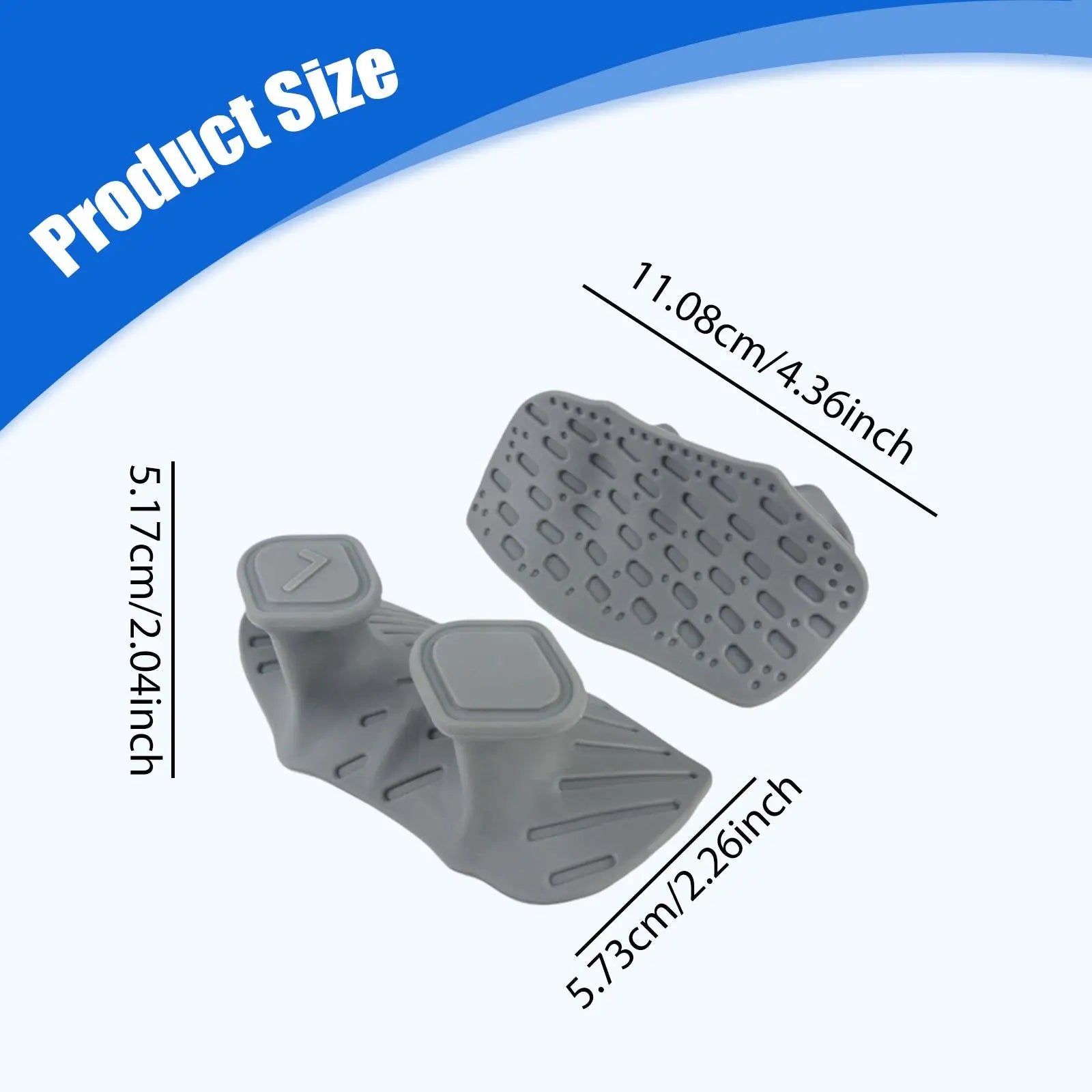 Weight Lifting Grips, Workout Gloves, Flexible Hand Protection for Men Women, Gym Grips Fingerless, Pull up Grips