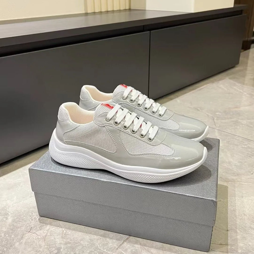 2025 Summer New High-Quality Luxury Classic style Suitable for both men and women Polished finish synthetic leather sports shoes