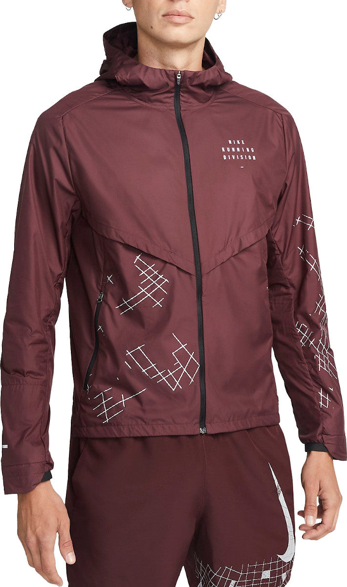 Nike Storm Fit Run Divison Uarush All Purpose Sweatshirt Men's Sportswear Running Fitness Training Casual Hooded Sweatshirt Pullover 1370450-001