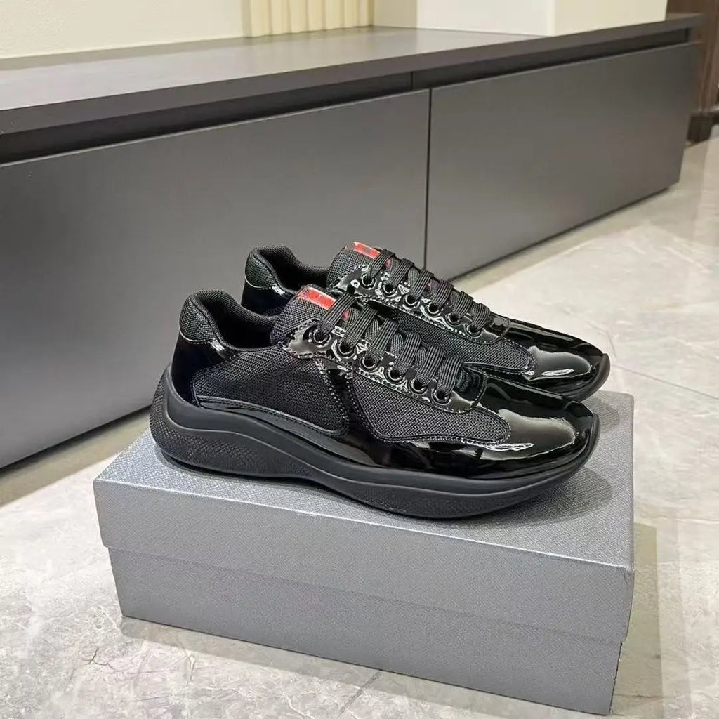 2025 Summer New High-Quality Luxury Classic style Suitable for both men and women Polished finish synthetic leather sports shoes