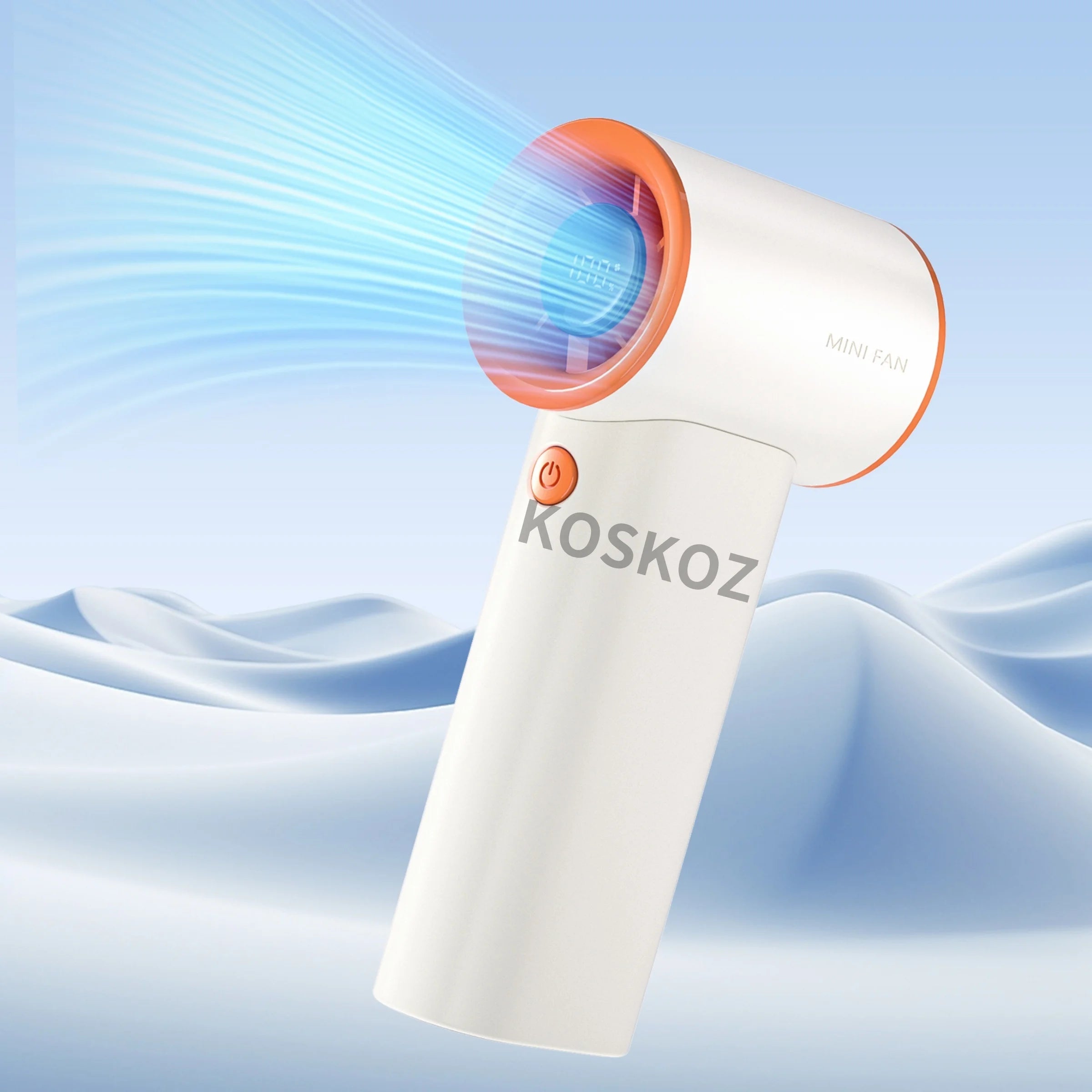 Handheld Portable Turbo Fan, 3600mAh USB Rechargeable Mini Small Pocket Fan with 5 Speeds for Travel/Outdoor/Vacation/Concerts