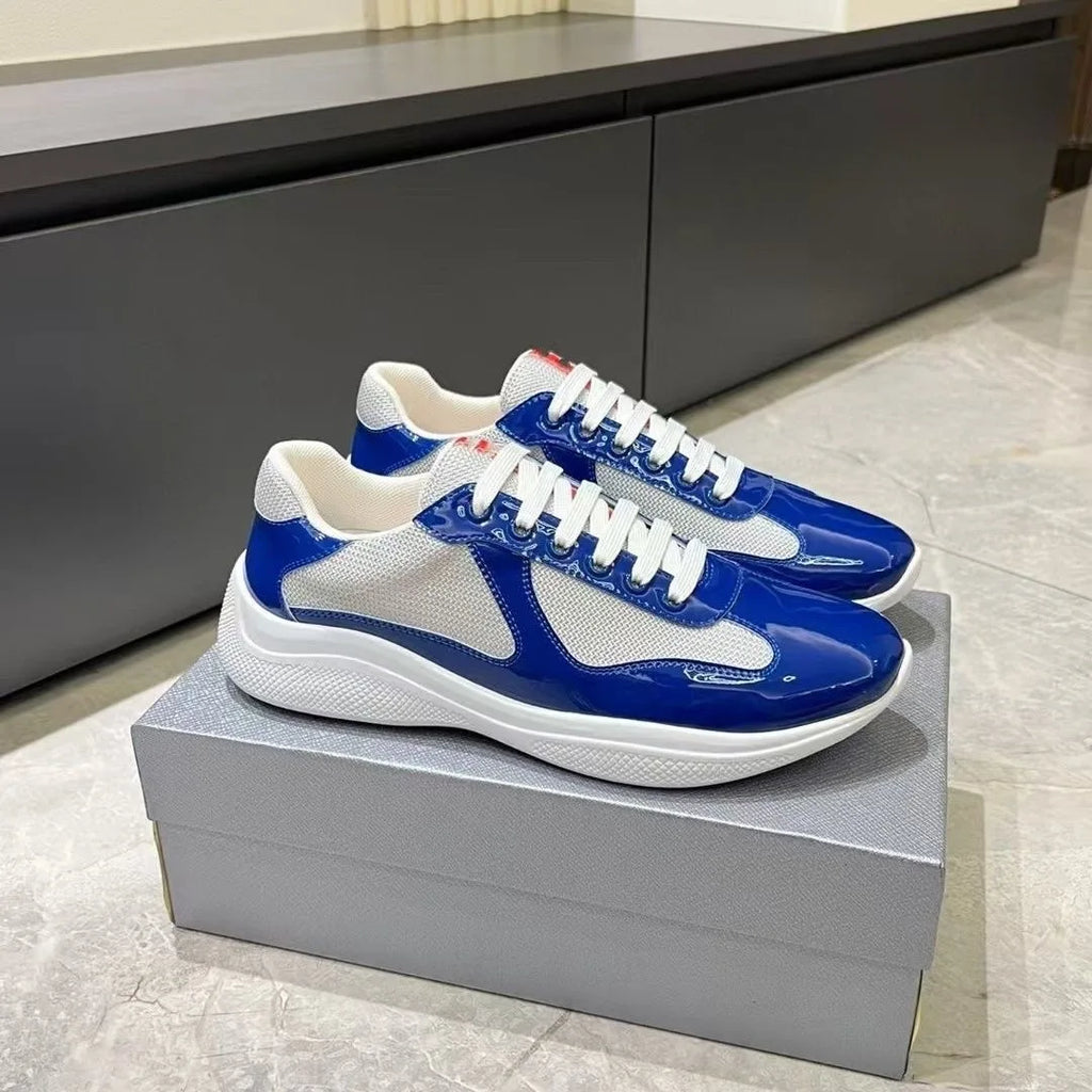 2025 Summer New High-Quality Luxury Classic style Suitable for both men and women Polished finish synthetic leather sports shoes