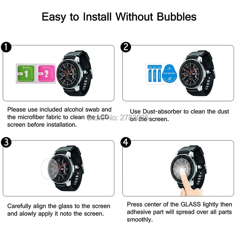 For Casio GA-2200 GA-2100 GA-2110 SmartWatch Ultra Slim Clear / Anti Purple Light 2.5D 9H Tempered Glass Film Screen Protector
