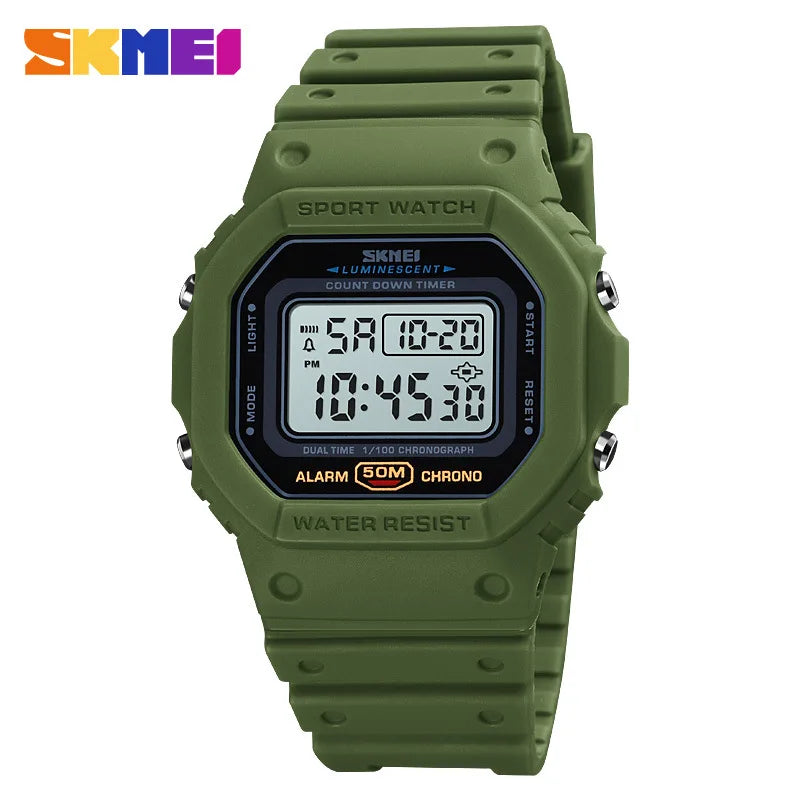 SKMEI 1628 Watches for Wholesale Factory Original Sport Watches SKMEI 1628 Fashion Design Digital Wristwatch