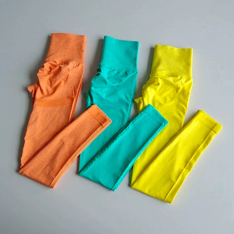 Women's High Waist Seamless Leggings Quick Dry Elastic Yoga Fitness Gym Jogging Pants Push up Leggings  Sportswear