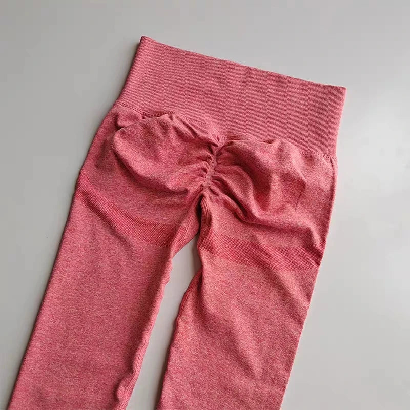 Women's High Waist Seamless Leggings Quick Dry Elastic Yoga Fitness Gym Jogging Pants Push up Leggings  Sportswear