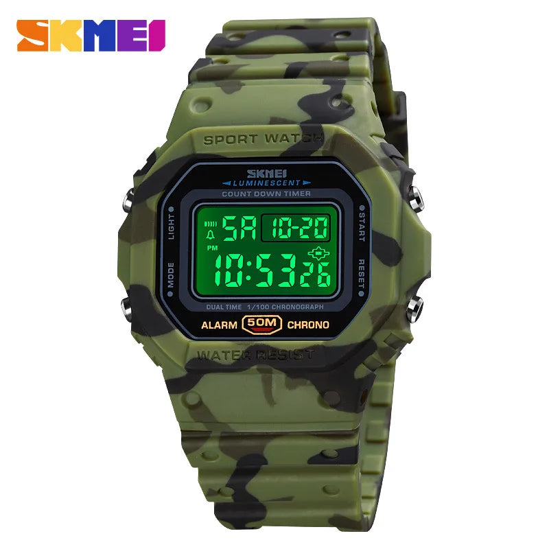 SKMEI 1628 Watches for Wholesale Factory Original Sport Watches SKMEI 1628 Fashion Design Digital Wristwatch