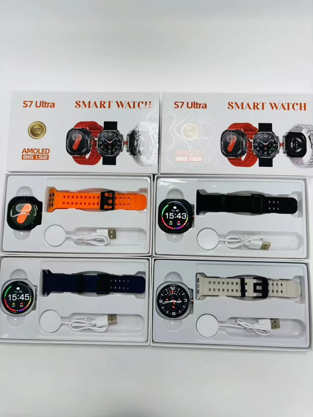 2025 Newest Fashion Cheap Price S7 Ultra Smart Watch Outdoor Sport Smart Watch Heart Rate Waterproof BT Calling Smartwatch