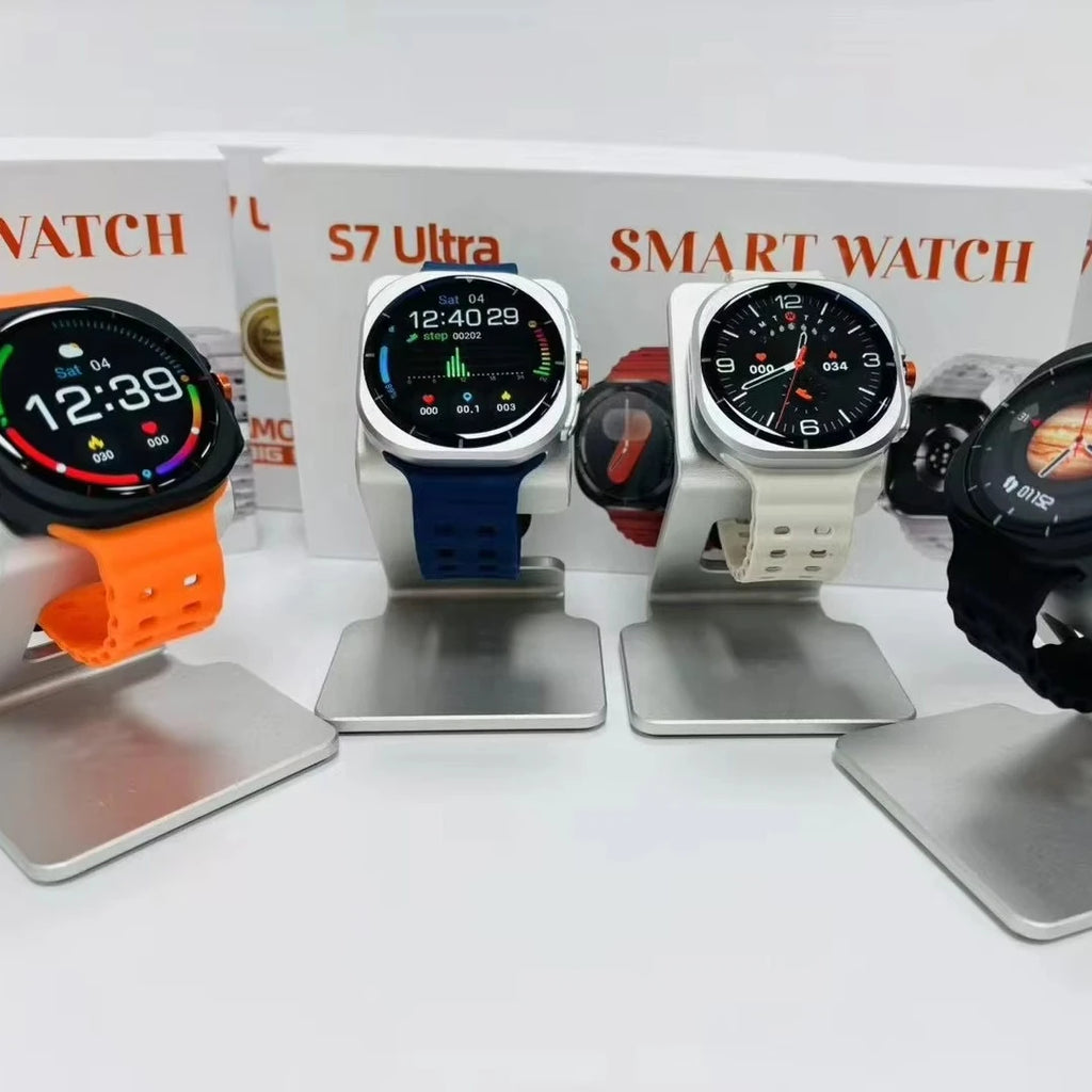 2025 Newest Fashion Cheap Price S7 Ultra Smart Watch Outdoor Sport Smart Watch Heart Rate Waterproof BT Calling Smartwatch
