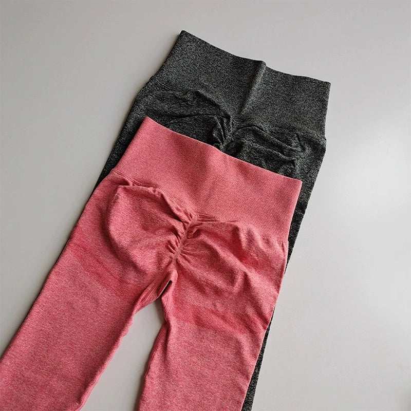 Women's High Waist Seamless Leggings Quick Dry Elastic Yoga Fitness Gym Jogging Pants Push up Leggings  Sportswear