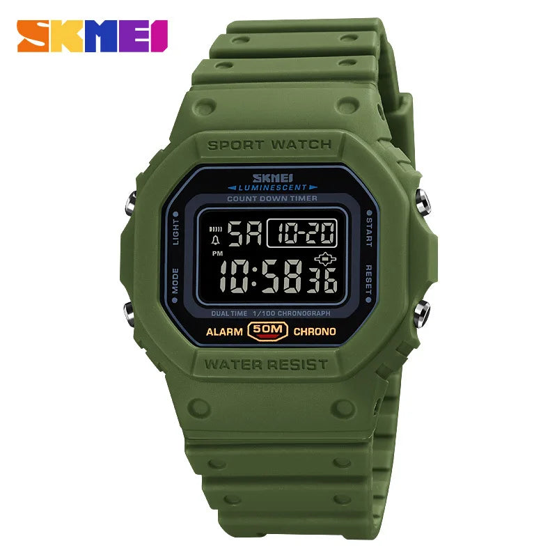 SKMEI 1628 Watches for Wholesale Factory Original Sport Watches SKMEI 1628 Fashion Design Digital Wristwatch