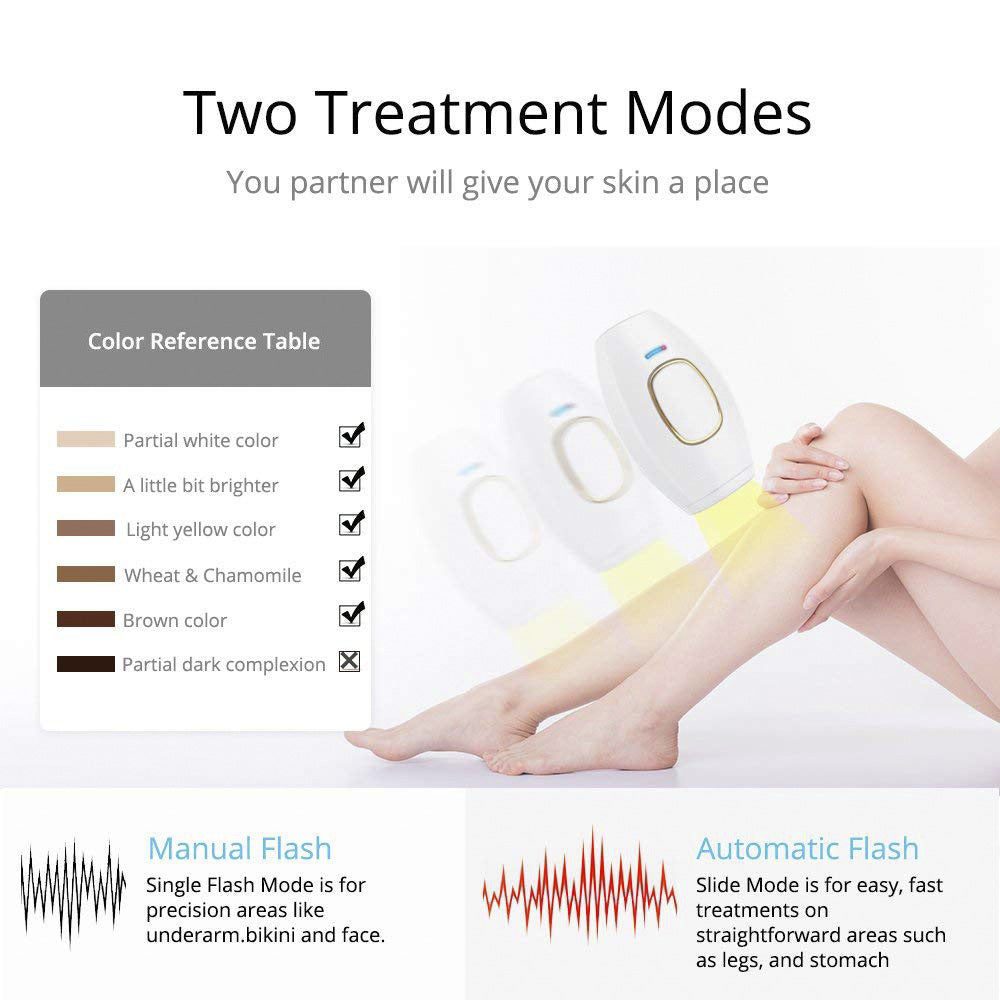 Popular hair removal device laser hair removal device IPL household women's shaving strong pulse hair removal device