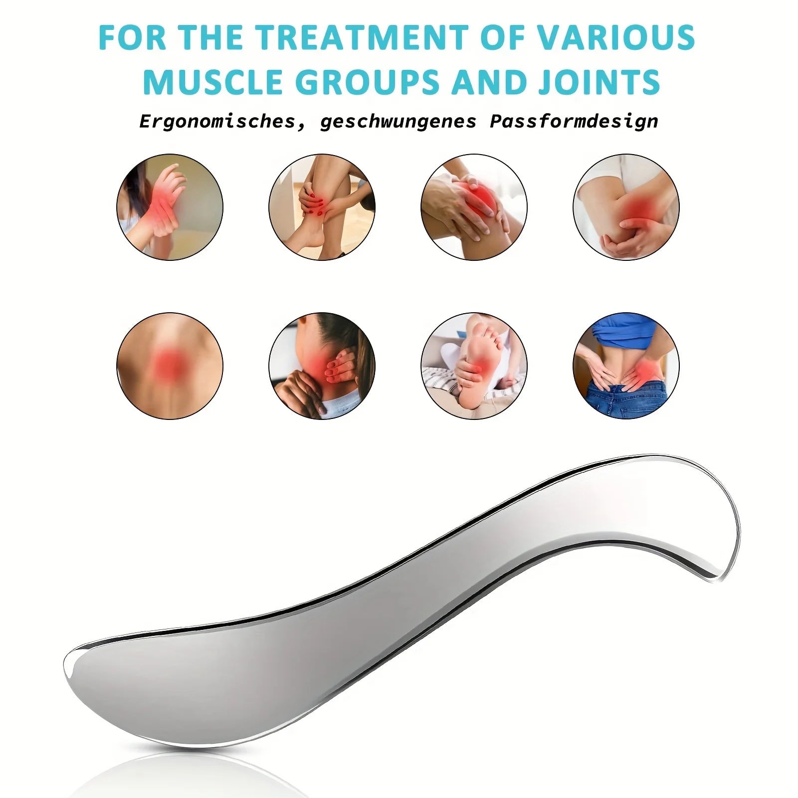 Gua Sha Stainless Steel Massage Tools Muscle Scraper Tool, Physiotherapy Tools, Muscle Gua Sha Tools