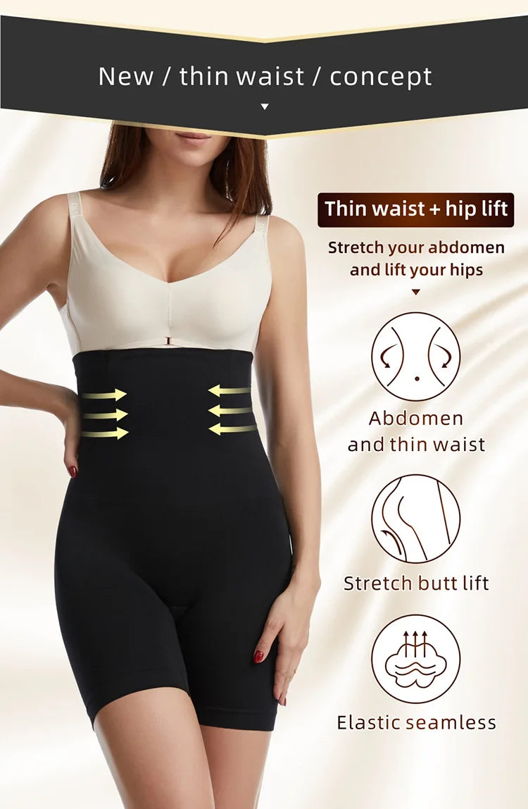 Shapewear for Women High Waist Trainer Panties Slimming Sheath Tummy Control Hip Butt Lifter Shorts Ladies Mid Thigh Body Shaper