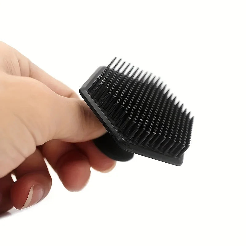 3-piece facial cleansing tool set, stainless steel heart-shaped scraping tool, ice roller, silicone facial brush