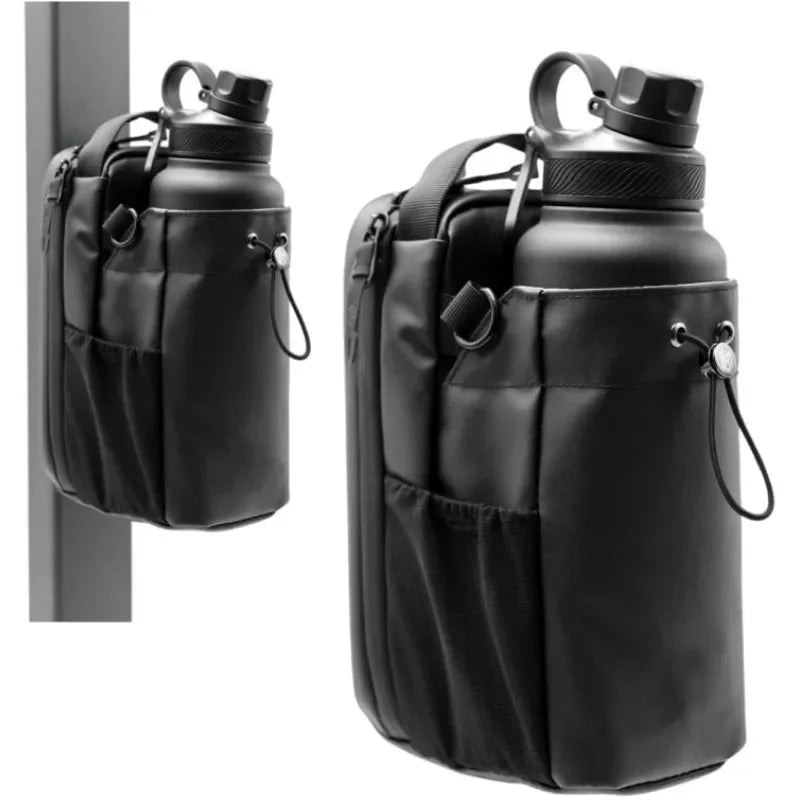 Magnetic Water Bottle Bag Gym Specific Water Cup Holder with Strong Magnet for Outdoor Sports and Activities Portable Bag