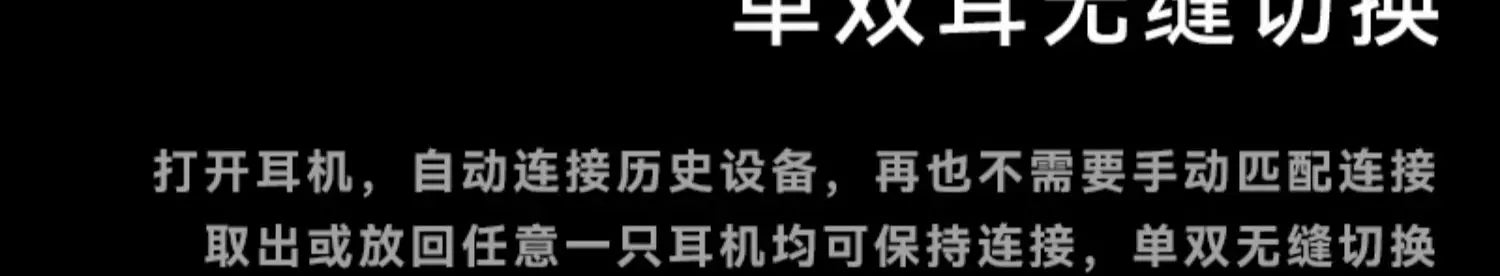 LIUP LP1 Luminous New Headphones Bluetooth Half in Ear Without Sensors Delay AI Active Noise Reduction  Dual Mode Switching Gift