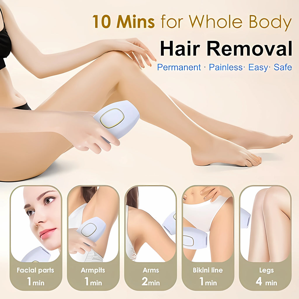 Permanently Home Use Mini Handheld 999999 Flashes IPL Laser Hair Removal Device Painless Personal Care for Men and Women 881